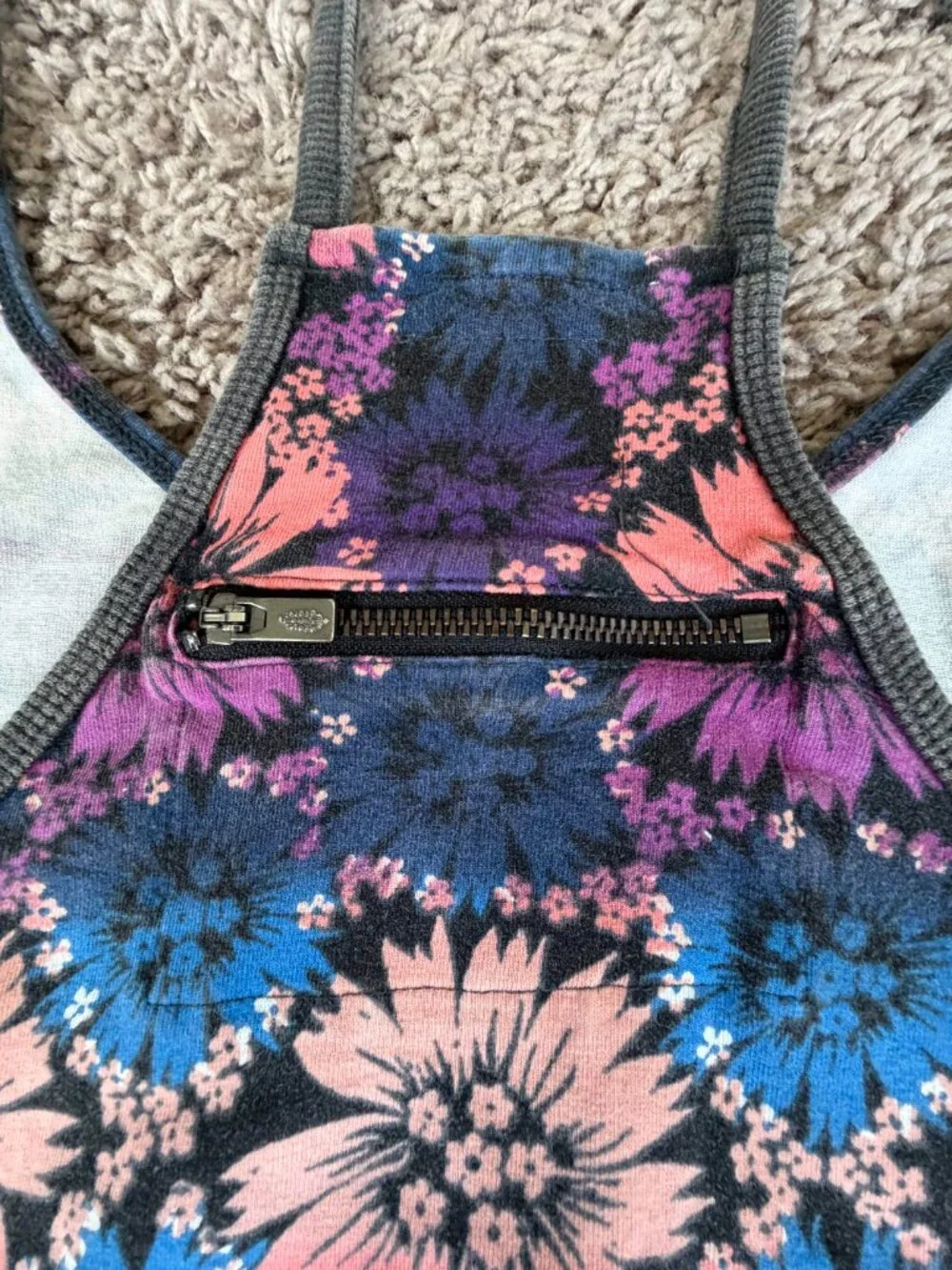 EUC FP Movement by Free People Floral Shortie Romper Small